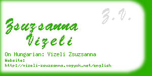 zsuzsanna vizeli business card